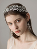 Bandeau de mariée argent strass Headpieces Accessoires de cheveux de mariage
