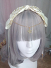 Bandeau Sweet Lolita Bandeau Bell Bow Ecru Blanc Accessoire Cheveux Lolita Déguisements Halloween