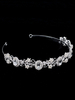 Bandeaux de mariage Bandeau argent Strass Accessoires de cheveux de mariée