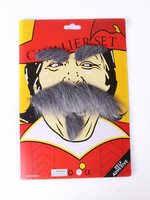 Barbe Autoadhésive Cheveux Faciaux Halloween