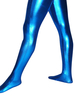 Bas bleu métallique brillant Déguisements Halloween