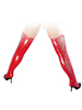 Bas PVC sexy rouge Déguisements Halloween