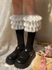 Bas Sweet Lolita Accessoire Blanc Accessoires Lolita en Polyester