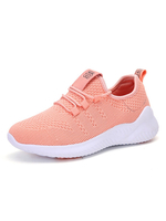 Baskets avec Plateforme Femmes à Lacets avec Bout Rond Bicolores Imprimés Chaussures de Sports