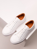 Baskets confortables à bout rond en cuir de vache pour hommes chaussures de sport