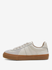 Baskets confortables en cuir à bout rond pour hommes chaussures de sport