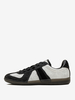 Baskets confortables en cuir PU pour hommes chaussures de sport à bout rond