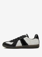 Baskets confortables en cuir PU pour hommes chaussures de sport à bout rond