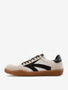 Baskets confortables en polyester à bout rond pour hommes chaussures de sport