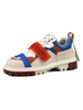 Baskets Homme Ecru Blanc Mode Synthétique Cuir Bout Rond Artwork Chaussures De Sport