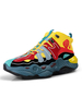Baskets Hommes Chaussure de Course Imprimés à Lacets Elastique Chaussures Légères Confortables Respirantes Multicolores