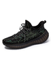 Baskets Noir Hommes Cosy Mesh Round Toework Motif Bas-Tops Sports Casual Chaussures