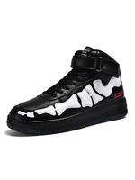 Baskets noires pour hommes motif d\