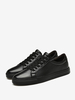 Baskets pour hommes Chaussures de sport à bout rond en cuir à la mode