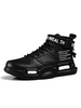 Baskets pour hommes confortable sangle de moine en toile à bout rond chaussures pour hommes