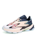 Baskets pour hommes confortables en cuir Synthétique bout rond bloc de couleur chaussures pour hommes