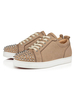 Baskets pour hommes Party Rivets Deep Abricot Suede Leather Toe Shoes