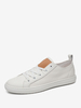 Baskets tendance en cuir à bout rond pour hommes