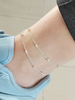 Beach Anklet Silver Chain Ankle Bracelet Femmes Bijoux