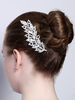 Beau Coiffure de mariage Accessoire argent peigne de mariage