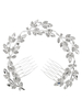 Beau Coiffure de mariage argent du dîner de répétition Coiffure
