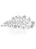 Beau Coiffure de mariage argent rond de fiançailles Coiffure