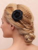 Beau Coiffure de mariage du dîner de répétition Coiffure