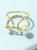 Bijoux de doigt en alliage de zinc blond bijoux de femmes