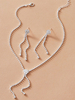 Bijoux de mariage collier et boucle doreille