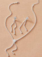 Bijoux de mariage collier et boucle doreille