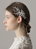 Bijoux de mariage Strass argent Perles Perles Accessoires de cheveux de mariée