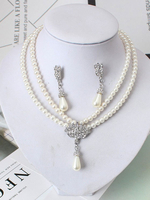 Bijoux ensemble de mariage 16-18 inches boucle d