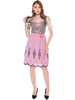 Bière Fille Cosplay Costume Magenta Plaid À Lacets Robe Oktoberfest Costumes Déguisements Halloween Carnaval