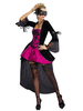 Black Déguisements Halloween Costumes Dentelle Polyester Femmes Vampire Mardi Gras Set Costumes de Fêtes