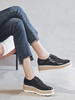 Blackformform Oxfords femmes bout rond lacent des chaussures de sport