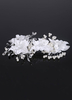 Blanc de bandeaux strass cristal fleur mariée cheveux coiffes de mariage
