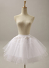 Blanc jupon Tulle hiérarchisé Flare Polyester jupon de mariage