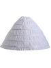 Blanc robe de bal jupon de mariage glisse 1 couche nuptiale Hoop jupe