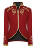 Blanc Vintage Top Vintage Polyester Manches Longues Rétro Costumes Pour Homme