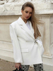 Blazer Femme à Col Revers avec Manches Longues Coupe Cintrée Unicolore Veste Femme