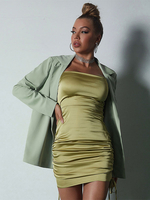 Blazer Femme à Col Revers avec Manches Longues Unicolore Veste Blazer Femme