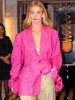 Blazer Femme Court à Col Revers avec Manches Longues avec Boutons Unicolore Blazer Femme