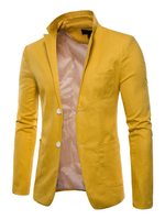 Blazer Hommes 2021 Casual Bouton Devant Veste Régulier Blazer Printemps