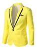 Blazers & Vestes Casual Casual Cuites Casual Jaune Rouge Jolie Cassée occasionnelle pour hommes