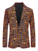 Blazers & Vestes Costumes décontractés pour hommes chics Rouge rouge rouge costal costuries occasionnelles
