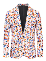 Blazers & Vestes Costumes occasionnels Casual Blanc Casual Blanc Cassée occasionnelle des hommes