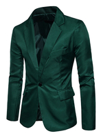 Blazers & Vestes Hommes Casual Costumes Casual Casual Kaki Jolie costumes décontractés
