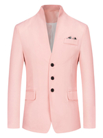 Blazers & Vestes Hommes Casual Costumes Casual Rose Casual Casual Casual Stuts pour Hommes