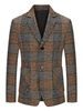 Blazers et vestes Costumes occasionnels pour hommes chics chics gris rouge costume occasionnel