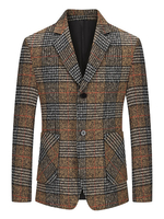 Blazers et vestes Costumes occasionnels pour hommes chics chics gris rouge costume occasionnel